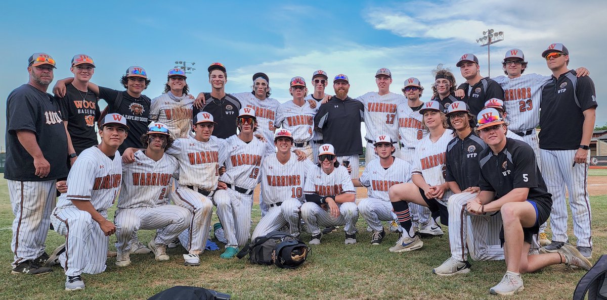 WWoodBaseball's tweet photo. And so it ends. Your Warriors fell a run short and are eliminated. 

What a team, what a season, what a ride. Congratulations to the players,coaches &amp; seniors on a great season and establishing a new era for Westwood baseball. Keep your heads high boys. Warriors Forever. #WTP https://t.co/uRtW6esUsq