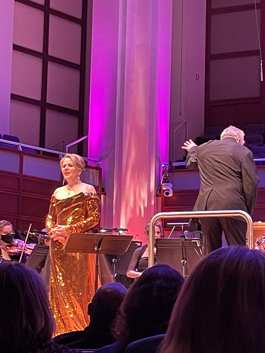 So wonderful to see the amazing Grant Llewellyn back at the podium along with rock star Renee Fleming <a href="/ncsymphony/">NC Symphony</a> tonight!
