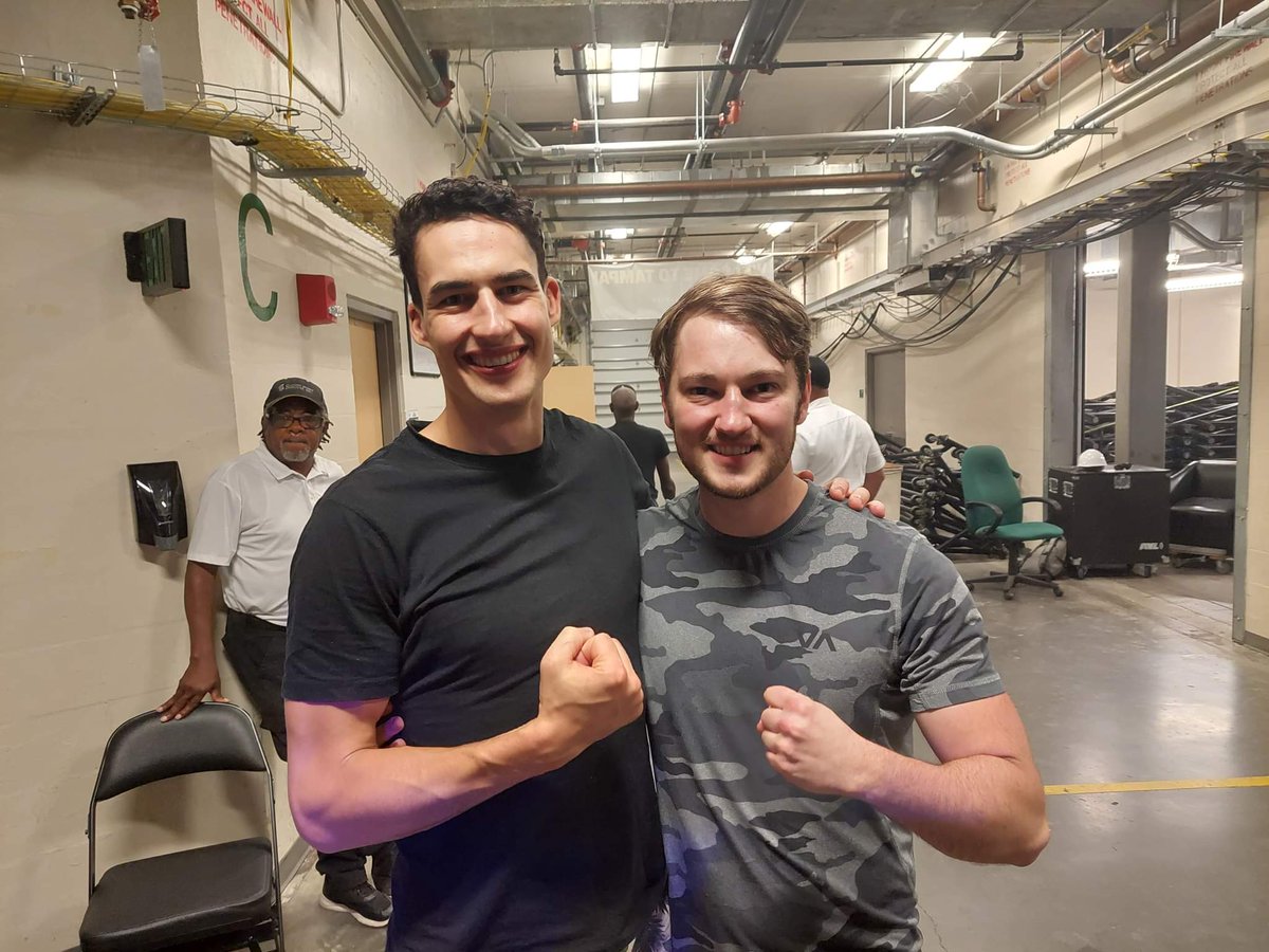 ididathing1's tweet photo. Thanks for doing this crazy thing with me! You can beat me up on my birthday next year! @theodd1sout https://t.co/hv4QLgIkZg