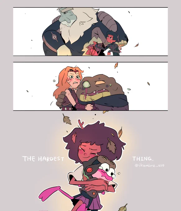 #amphibia 
I am not crying, you are-*sobbing* 