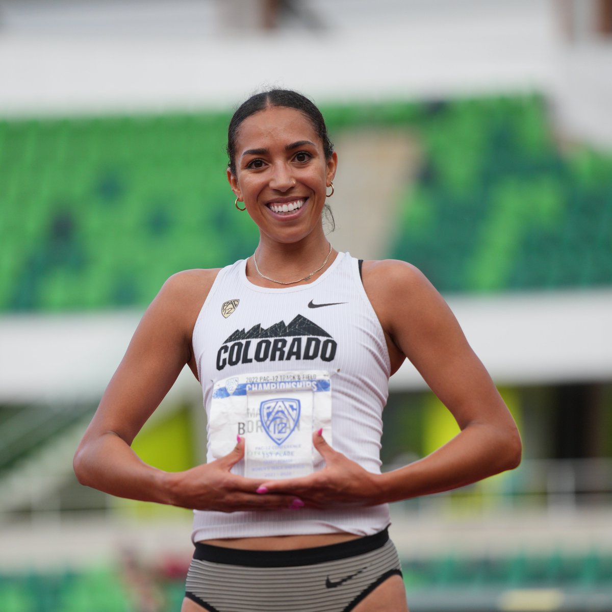 What a day with a Pac-12 title from Madie Boreman, Avery McMullen finishing as the runner-up in the heptathlon and numerous athletes advancing to finals!
#GoBuffs

buffs.me/3wdYWPg