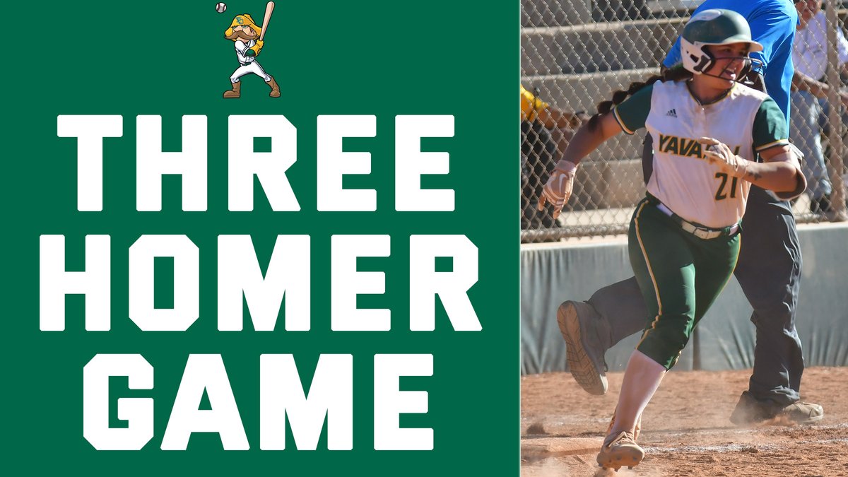 YavSoftball's tweet photo. We also had a couple of three-homer games today with one from @alyssanrosales and one from @jazzyjazz1116 💪💪

#RoughriderProud https://t.co/gzemnE7eRk