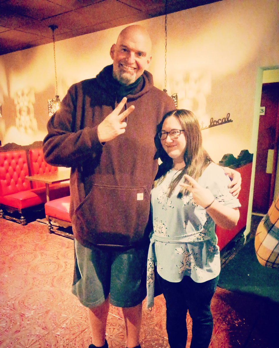 erinstorz's tweet photo. @ampol_moment Just met and voted for @JohnFetterman for #PASenator proudly. https://t.co/QO7jRuDII5