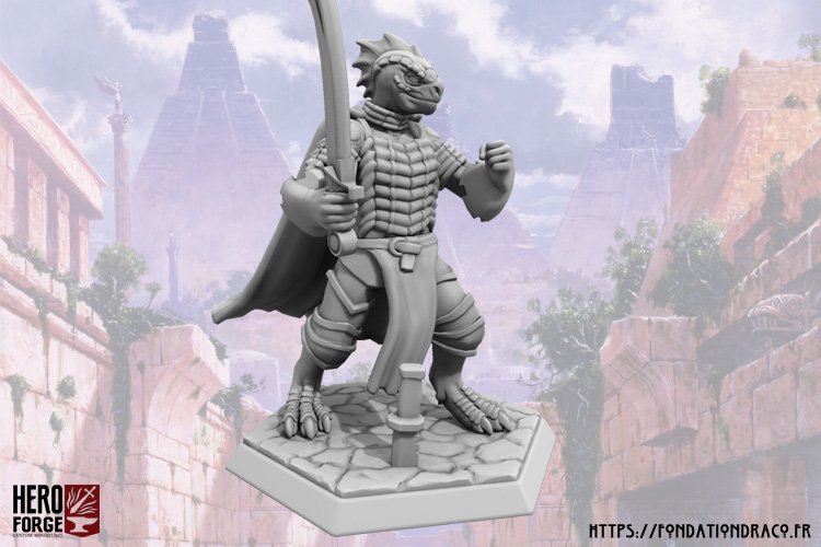 T'Skrang are hard to make in @HeroForgeMinis 