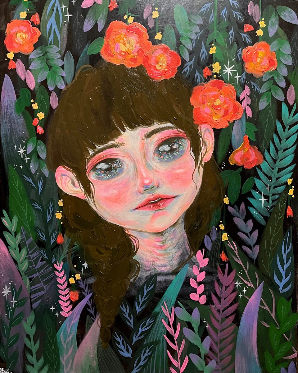 우리에서 벗어난 우리.
720X870(mm) mixed media on canvas. 2022.