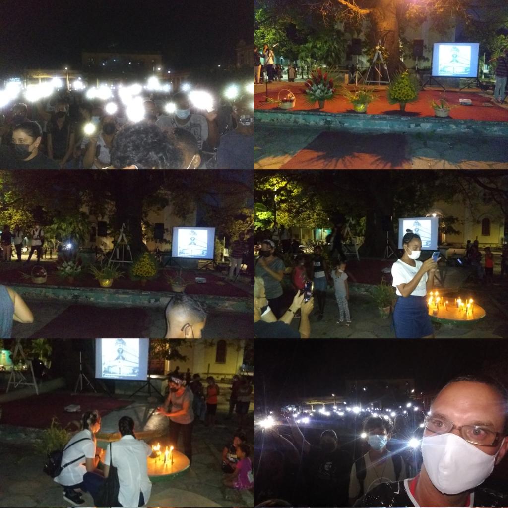 SegundoGuines's tweet photo. Con profunda tristeza y dolor con lo sucedido este 6 -5- 2022 en el hotel Saratoga,los trabajadores de la Educación en Güines Mayabeque estamos  presente en la Vigilia de  las víctimas del  fatal accidente . 
#hotelSaratogaCuba 
#EducacionMayabeque
#EducacionGuines https://t.co/Pe730Iviad