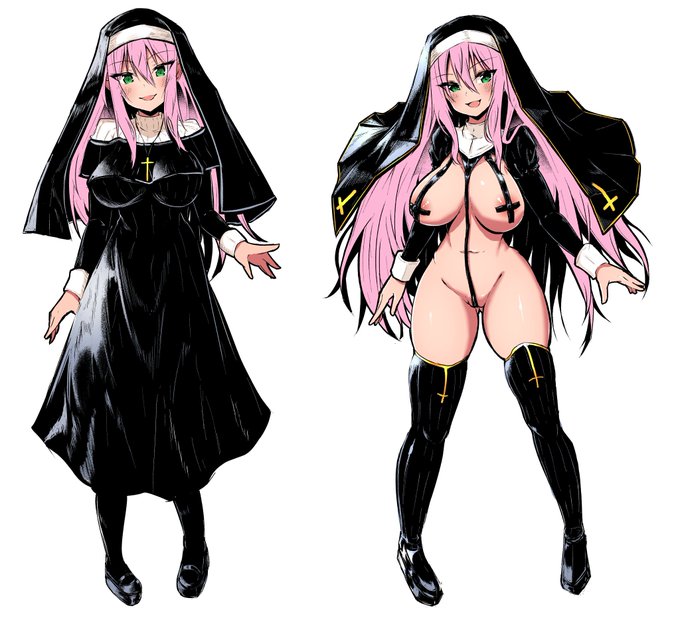 僕の描いた漫画「スーサイドシスター」が下記のサイト様にて公開されました!
エッチなシスター出てくるから良かったら見てね!画像はキャラデザ一部!
(ニコニコは16日か17日)
COMIC VAMP:https://t.co/COqM7ThET4
ニコニコ: https://t.co/dkfX1oRmib
CW: https://t.co/SCfXKasjiv 