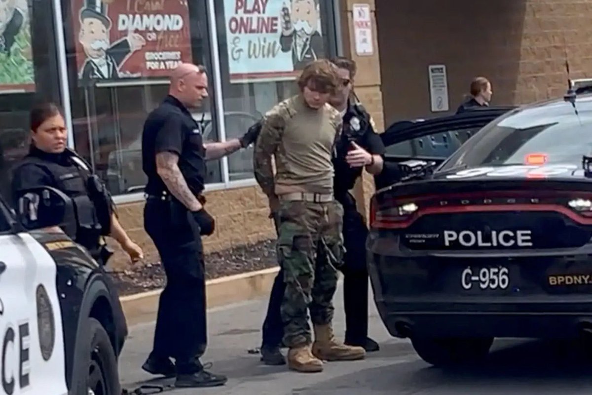 Not even a week ago, body cam footage was finally released of cops killing Quadry Sanders, an unarmed black man with his hands up. 15 shots were fired. Today we watch an armed Payton Gendron be brought in alive, after slaughtering 10 people in Buffalo. This is America. I’m tired.