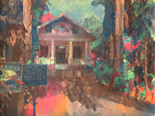 OrientellaNFT's tweet photo. Today's #NFT drop includes a #selfportrait and my artistic interpretation of a beautiful, serene #Parsi #firetemple #agiary in #mixedmedia. Can #Pune #Mumbai #Maharashtra residents guess where this is? See the full collection at https://t.co/499fFXtvH3
#NFTArts #NFTartist https://t.co/WPOS0SZIhk