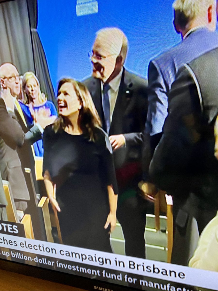 moir_natalie's tweet image. Is Jenny is already in her mourning outfit…  asking for @ScottMorrisonMP #ScottyTheCompletePsycho #LNPCorruptionParty #auspol  #LibLaunch