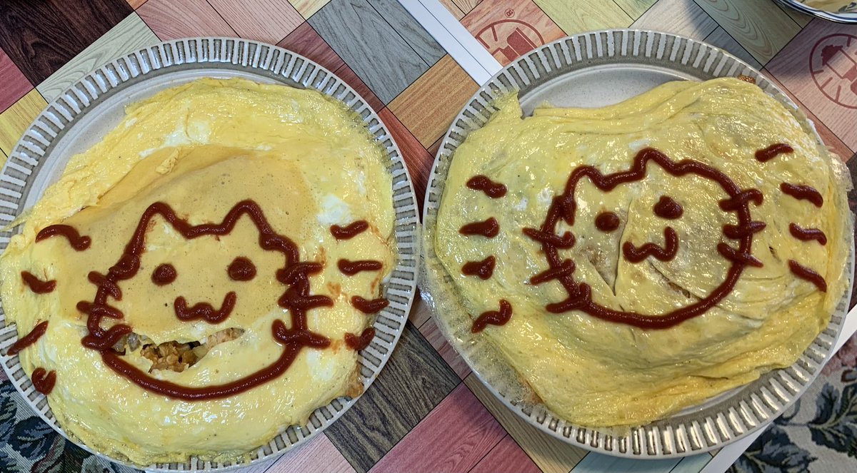 今日は暗森さんのようにオムライスを作ってみました✨

※漫画のように綺麗にはいきませんでしたが😅💦 