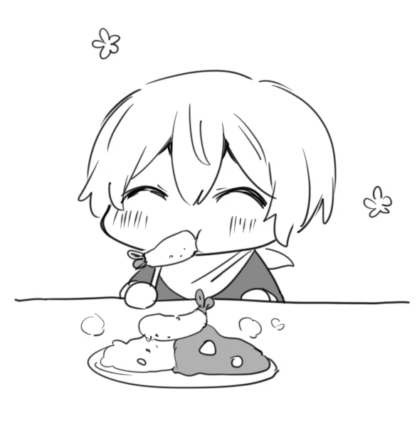 なんと今日のお昼は最強エビフライカレー
飯にします 
