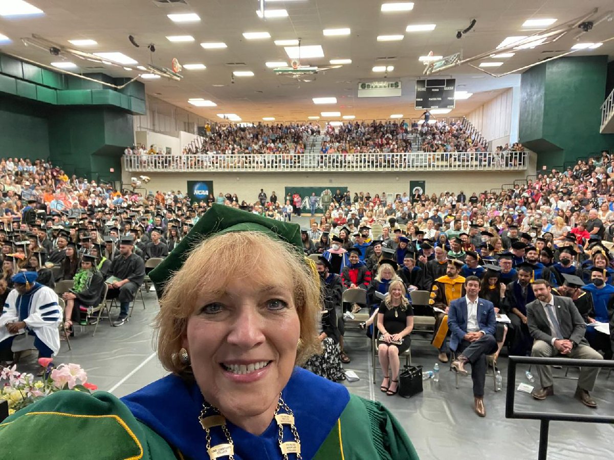 LifeinHiEd's tweet photo. Many thanks to Dr. Paccione... she brought her A Game to Adams State University Graduation. She makes a great Grizzly. #ThisIsAdamsState #AdamsStateUniversity #goGrizzGo https://t.co/0pVks1KXRI