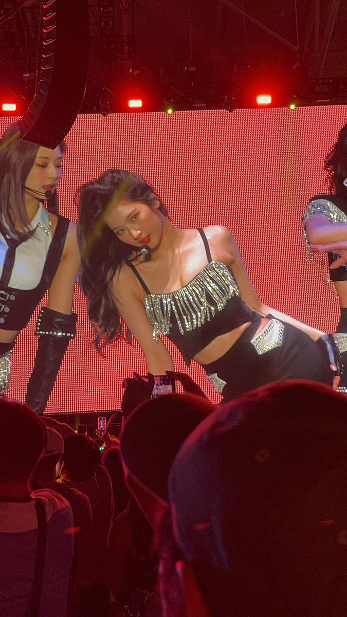 BLACK HAIRED SANA IN THE BLACK FIT I'M GOING CRAZY