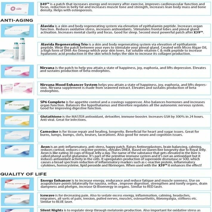 JamesKnellerMD's tweet photo. Excited about light therapy patches from @LifeWaveHealth. Body heat excites a crystal in the patch, beams focused infra red back into your body. Very effective! Recommend #X39, #ALAVIDA, #AEON patches to start.

For more info and to order:

https://t.co/WnU5lgr6lQ https://t.co/dFes5mTWNx