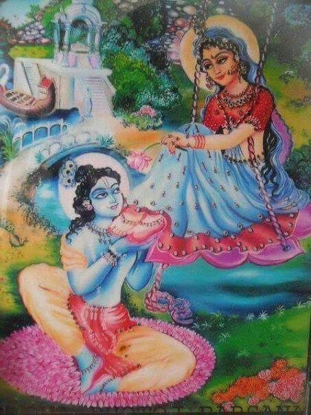 KrishnaDharma's tweet photo. Love overpowers even the greatest power. https://t.co/xhO596Rz49