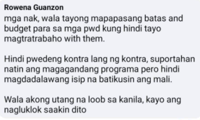 IAmBailey06's tweet photo. @bosxjeyel @pripri_gosakto I don't think so.  Need nyang makipag trabaho sa ibang "nanalo" para may maipasa syang batas. https://t.co/4Sv3aHHn67