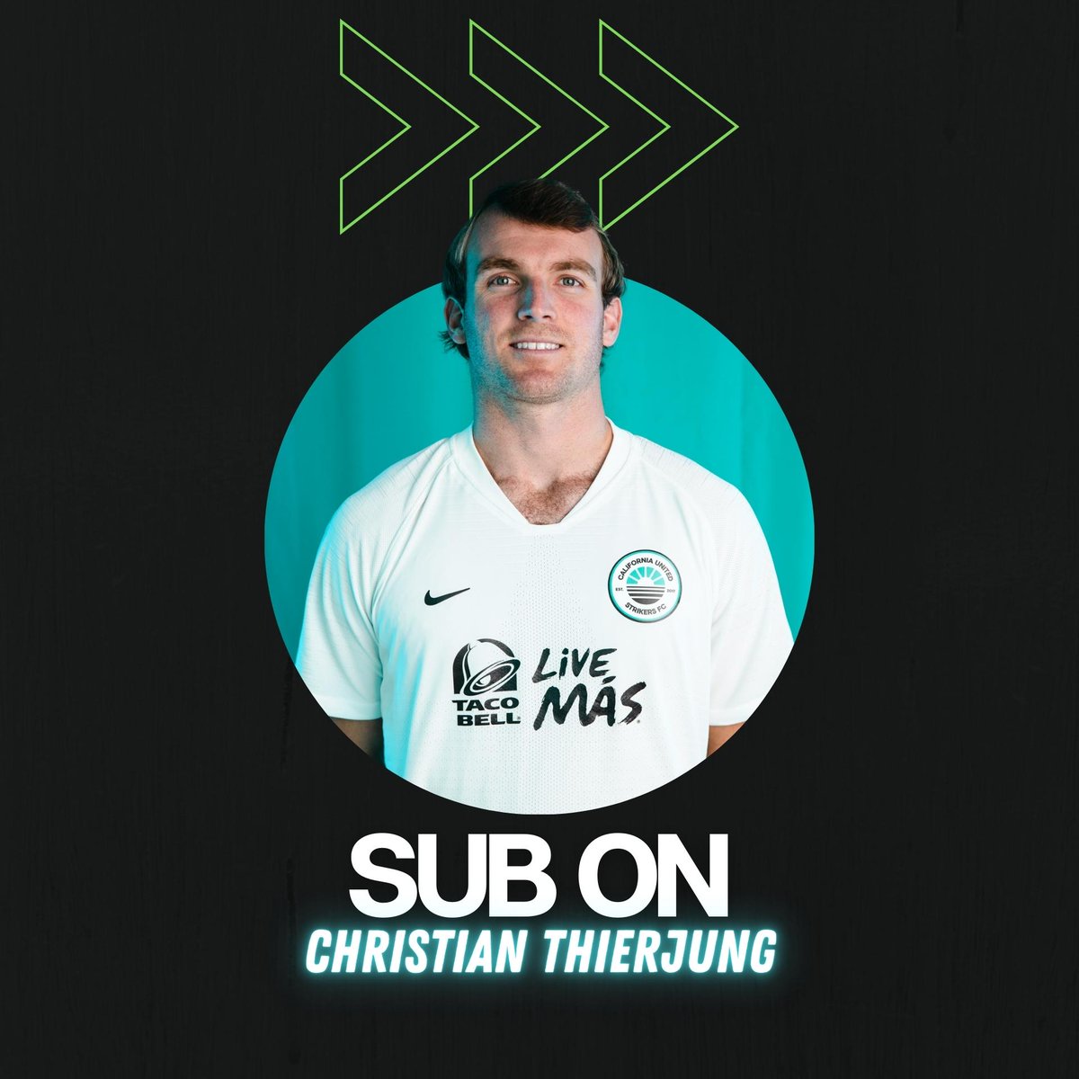 CalUtdStrikers's tweet photo. Don makes the first three subs of the game.
#NISA22 | #HomeOfTheDream https://t.co/r5PFDopUCU
