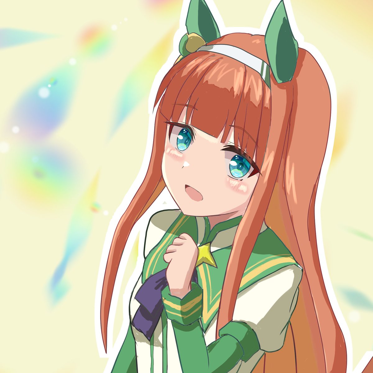 引用RTでお気に入りの絵を4枚載せて4人の方に繋ぐ【アートトレイン】
バトンを朱天さん(@shutehaan)よりいただきました!これがバトン……!初めてのバトンうれしい……!
思いつくままに主に二次創作のイラスト描いてます。最近はウマ娘多めですー。
リプ欄につなぐ方を書かせていただいてます。 https://t.co/zSRujMtXQu