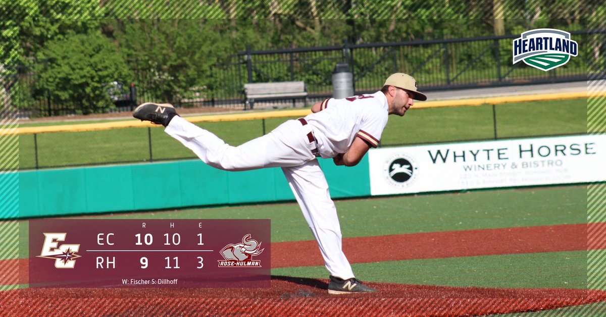 BASE: @earlhambaseball is your 2022 HCAC Tournament Champion! The Quakers held out for a 10-9 win over Rose-Hulman on Saturday. 

#FFIL