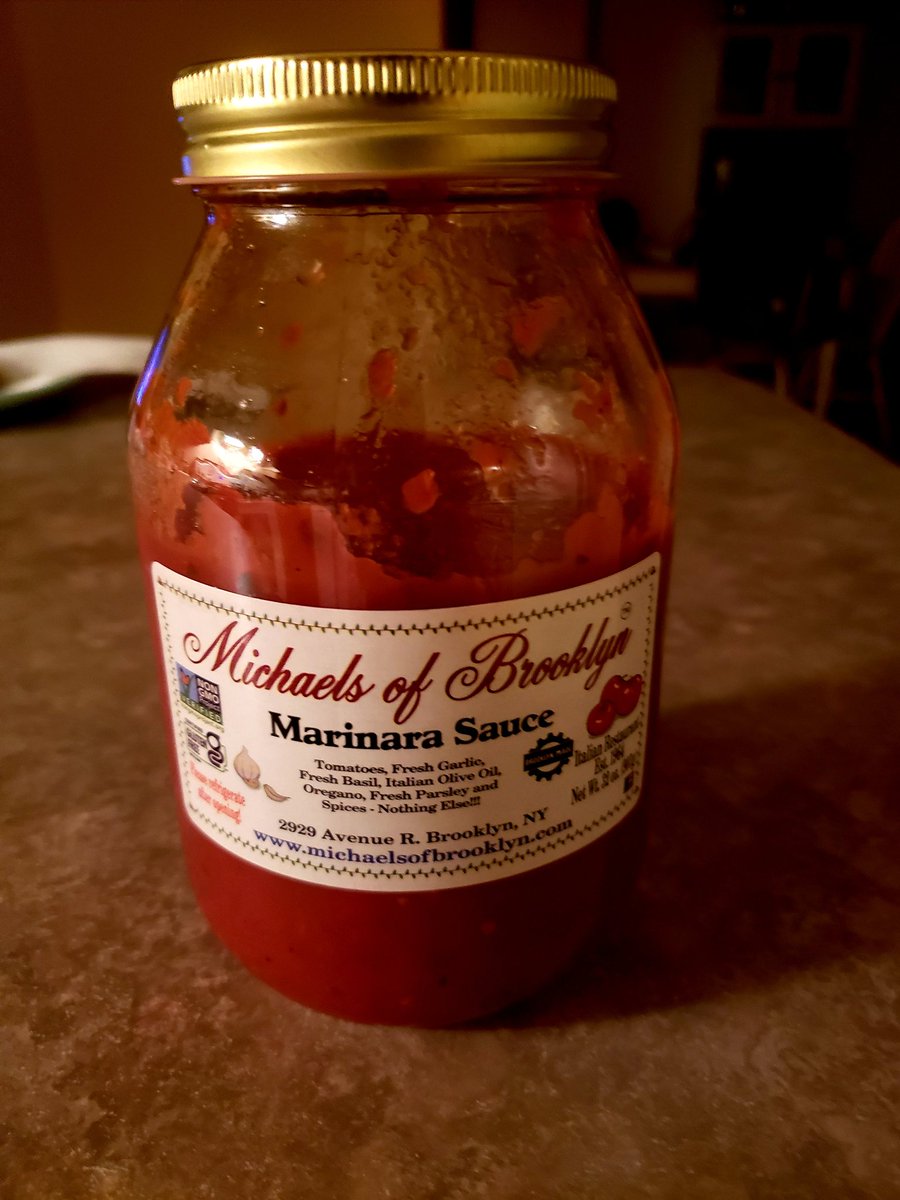 desdemona31's tweet photo. Hands down the best jarred pasta sauce on the market!
#MichaelsofBrooklyn https://t.co/dQ0MD3p7Yw