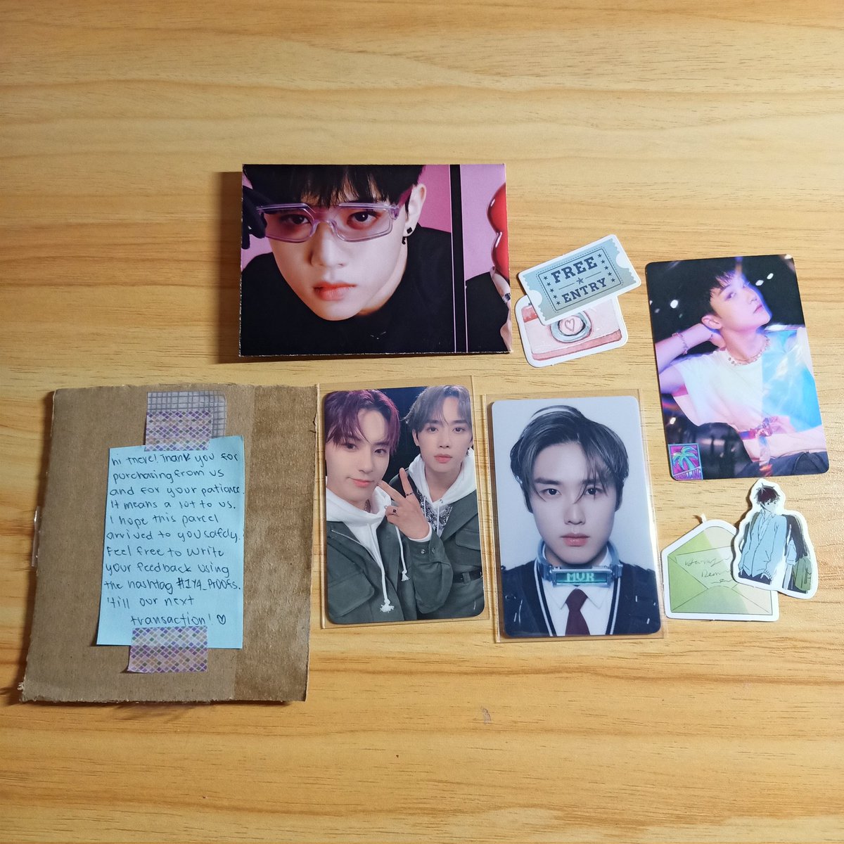 jekscart's tweet photo. 💌 #jeksmail
 hii @1Y4__  thank you for the vv smooth transaction and for the cute freebies!! sunric and jacob came home safely!

#1Y4_Pr00fs https://t.co/IQ20UyLw7t