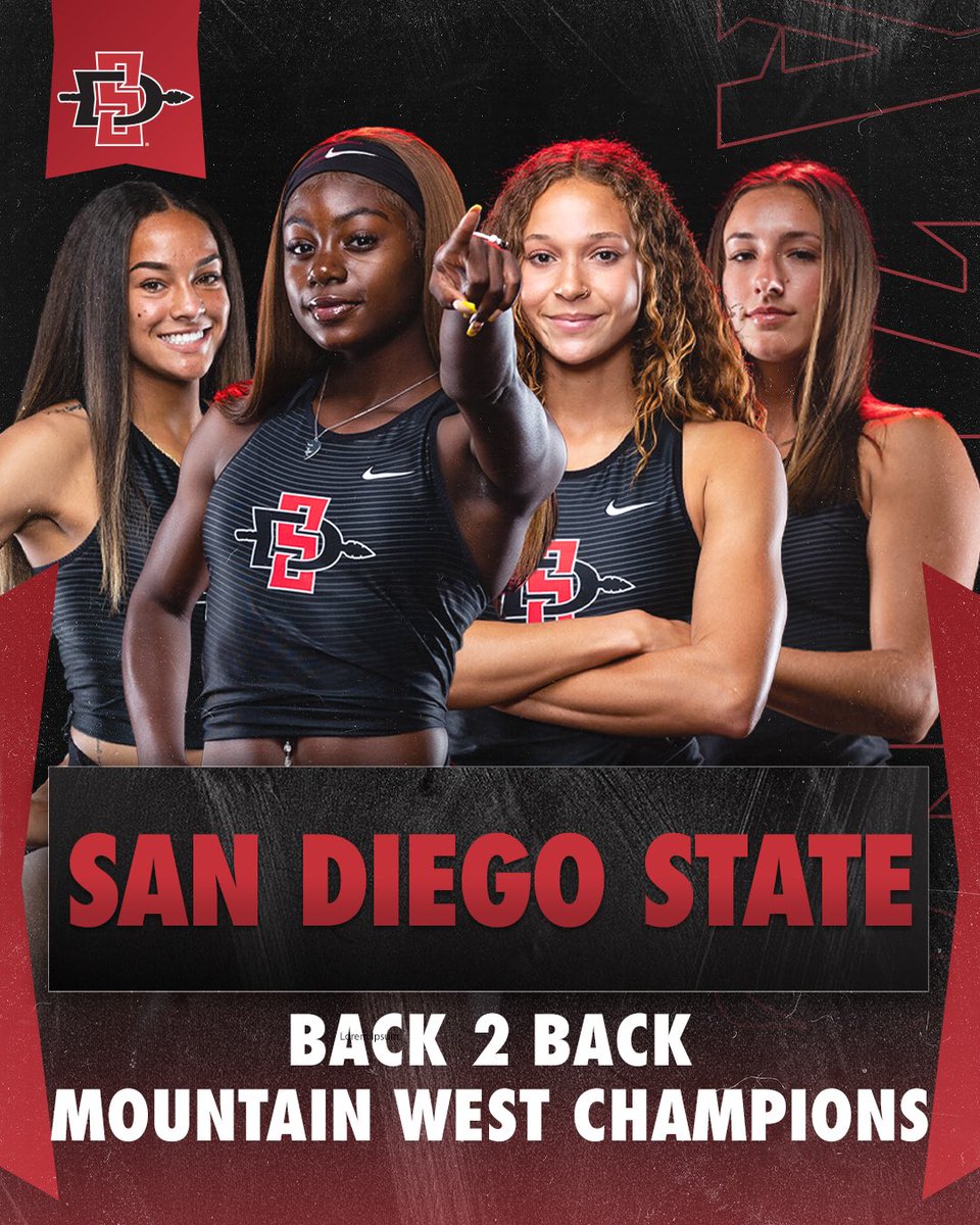‘Cause I got a really big team, 
and they need some REALLY BIG RINGS 💍💎

The Aztecs score 157 points to win the team title for the second consecutive year! 

#GoAztecs