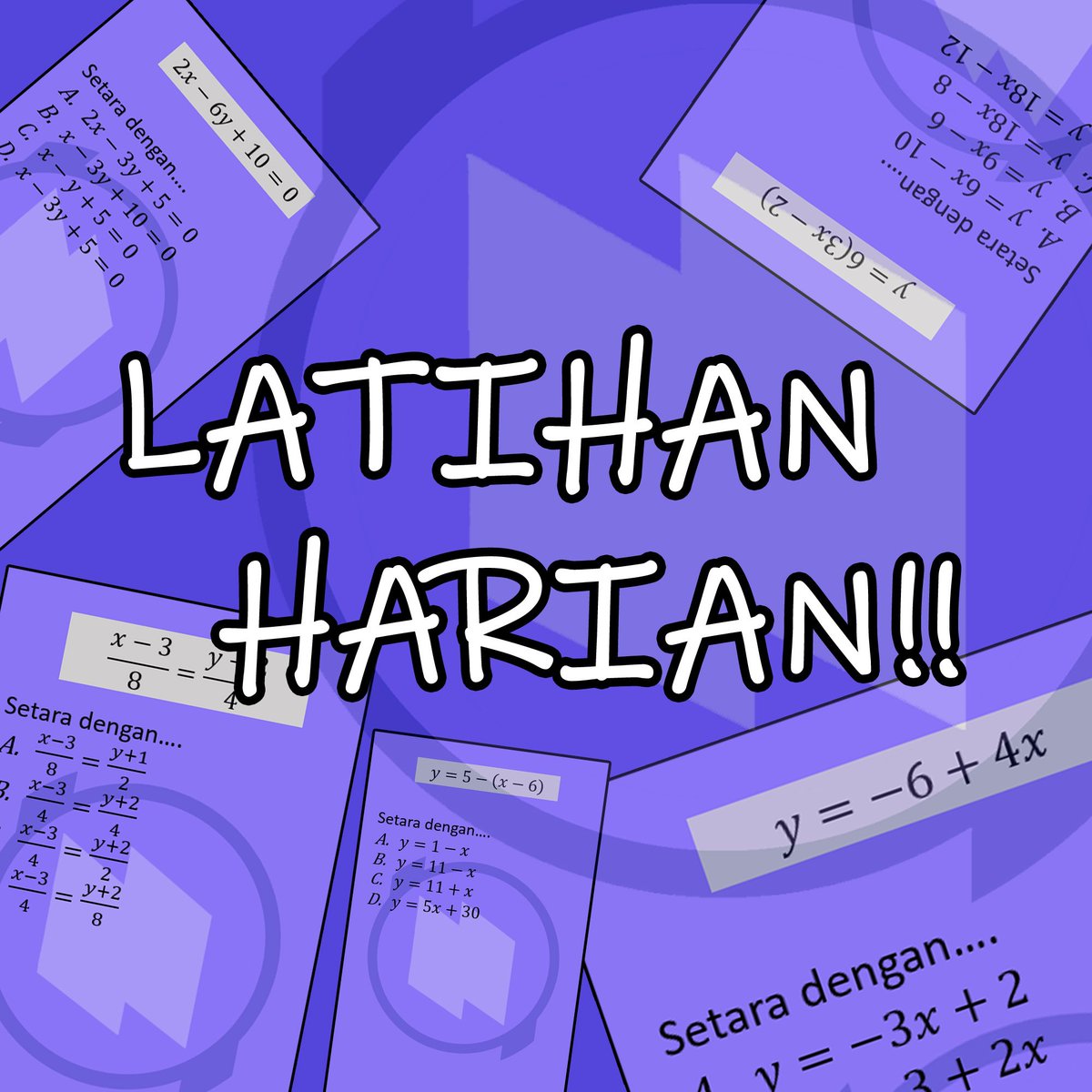 math_idn's tweet photo. LATIHAN HARIAN!
Cek sory instagram @math_idn hari ini!
Smoga bisa membantu kalian dalam memikirkan berbagai macam bentuk jawaban 😘
.
.
.
#mathidn #matematikadasar #utbk2022 #sbmptn2022 #math #mtk #materiutbk #ugm2022 #undip2022 #ui2022 #simakui2022 #simakui #matematiksaintek https://t.co/cF8WEglcvL