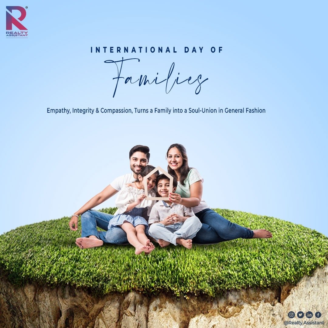 RealtyAssistan's tweet photo. Having a place to go is a home &amp; having someone to love is a family. Happy International Family Day.

#InternationalDayOfFamily #RealtyAssistant #RealEstate #Family#FamilyDay #BestCompany
#FamilyTime #FamilyForever #Empathy #Integrity #Compassion https://t.co/fk17fc0NA2