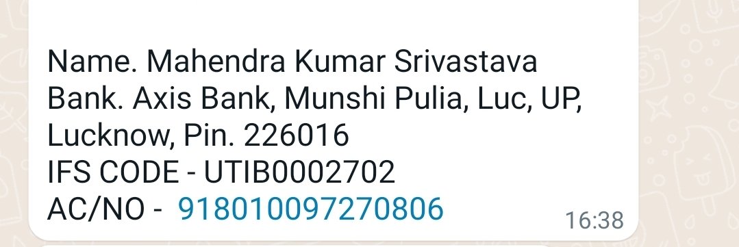 Punitktripathi's tweet photo. वरिष्ठ पत्रकार महेंद्र श्रीवास्तव जी काफी बीमार हैं. उनका लिवर ट्रांसप्लांट होना है. आर्थिक मदद के लिए आप सबका सहयोग चाहिए🙏🙏
Contact:
Punit: 9899491835
Farheen: 9810086939 https://t.co/RXYVw1IyRK