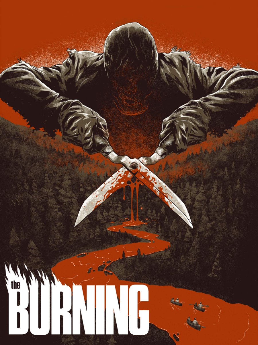 I need to watch some '80s slasher goodness before bed so "The Burning" (1981) it is. 🔪🩸