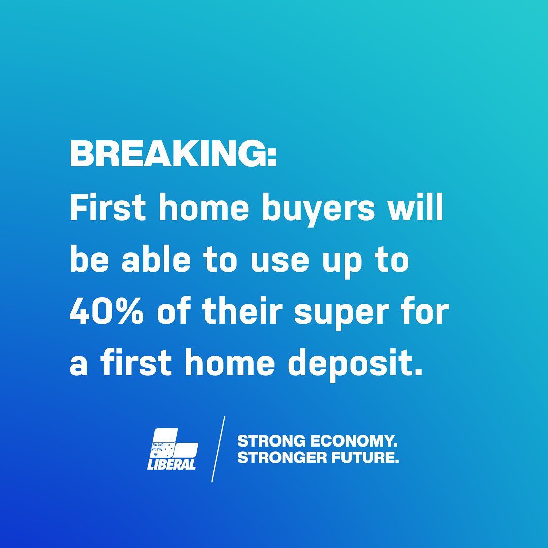 JasonGFalinski's tweet photo. Our Government believes in the Australian Dream, that we should all have the opportunity to own our own home. 🇦🇺🏡
#HomeFirstSuperSecond https://t.co/cMJW6SYMSF
