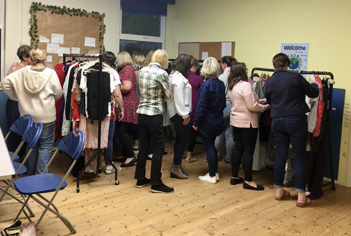 Such a good evening @YWIDormansland SWISHING 161 items making a positive impact on the environment by swapping good quality clothing between members #swishing #environment #ethicalshopping #stoplandfill