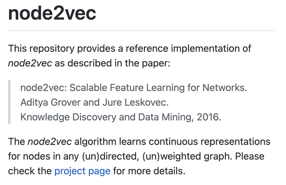 rajdeepdua's tweet photo. Updated  @adityagrover_'s implementation of Node2Vec to latest library versions,   https://t.co/J7spJPNAoY networkx==2.8, numpy>=1.22.3 and 
gensim==4.2.0 , Python 3.9 compatible
Fixed breaking changes in gensim: Pull request: https://t.co/3o7fV5Tx0E
#nlp #node2vec #DeepLearning https://t.co/Xals3FSdA1