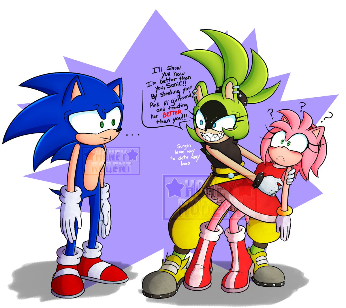 HoneyRodent's tweet photo. Already replacing him ✅
#SurgeTheTenrec #sonic #sonicidw https://t.co/cDZqK8xq0T