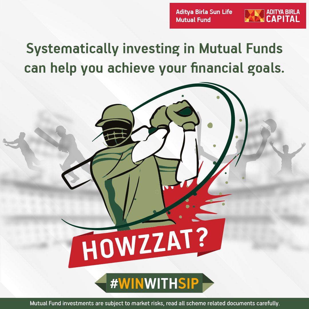 abslmf's tweet photo. Score high in your game of life. Start an SIP today to systematically plan your investments and achieve your financial goals. Know more: https://t.co/Taxft27gY1
#WINWITHSIP #IPL2022 #Investing #MutualFunds #ABSLMF https://t.co/6CZ0nkWW4K