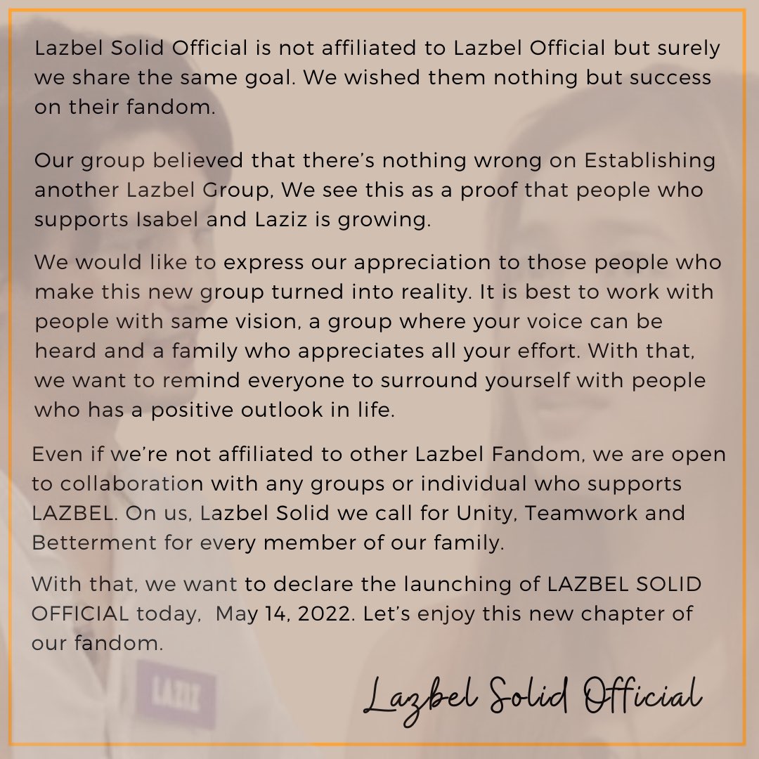 LAZBEL Solid Official tweet media