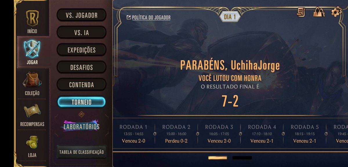 A dor de perder foi grande, não sei se continuo mais não, é muito frustrante