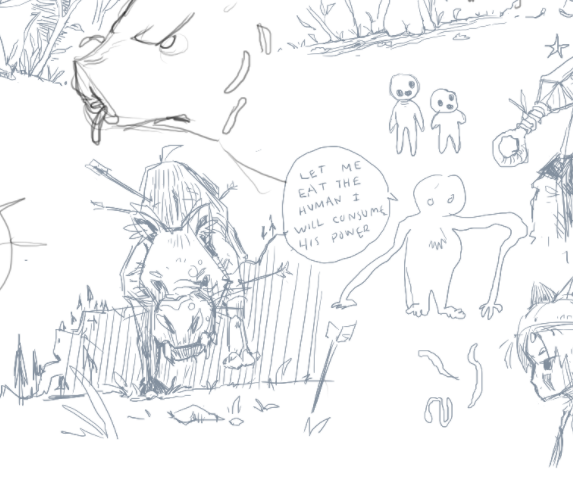 Princess Mononoke doodles 