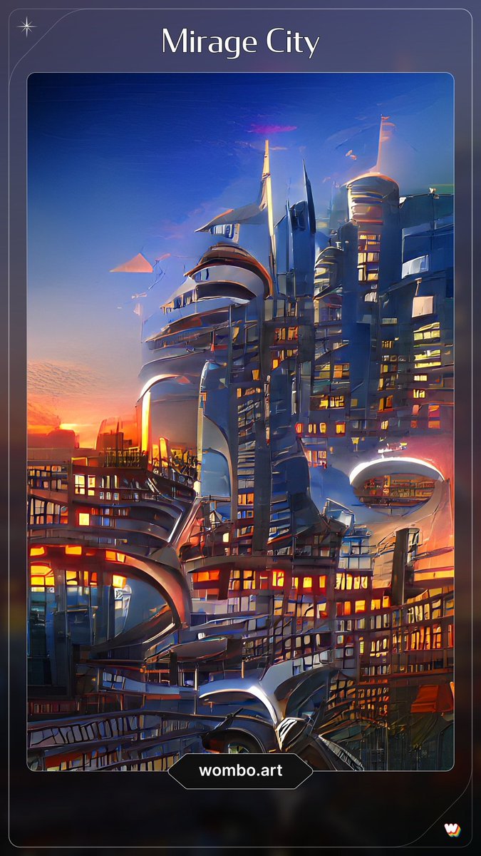 JIRogers_Author's tweet photo. #womboart #wombodream tonight's #scifi creation is "Mirage City."
Time to return to #amwriting #amillustrating projects. @NXK942 is facing a new #challenge in this chapter. I'm not sure what choice he'll make. #book3 ready for beta-readers soon. https://t.co/Hd9FMPk1oM