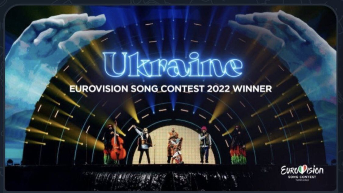 It’s only one of our victories!💙💛
The main victory is to stop war and return all our territories and people! 🇺🇦
#KalushOrchestra 
#SaveMariupol 
#SaveUkraine