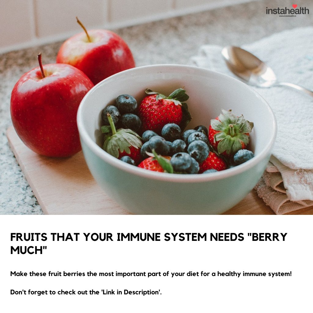 iamvasundhara's tweet photo. Make these fruit berries the most important part of your diet for a healthy immune system! Read our latest article on "Fruits That Your Immune System Needs 'Berry Much'" to know more--
https://t.co/Tqo4OUpxWd
#blog #nutritionblog #healthblog #articleoftheweek https://t.co/1E6zKvUBNZ