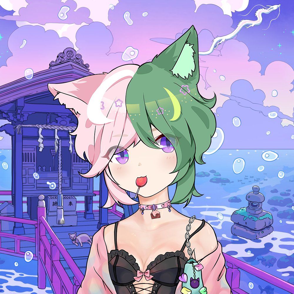catsinthecups's tweet photo. New catgirl sneak peek. 🌒

10 whitelist spots available, retweet for a chance. 💜 https://t.co/aaLRWPOklO