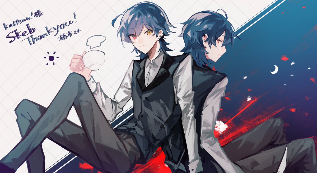 kattsun404's tweet photo. ☕the duality of man...🔪
・
#kattography
本当にありがとうございます~!  ↳https://t.co/SlnRjBhb1w 
・
#vtuber #vtuberuprising #envtuber #vapractice #vtuber準備中 #新人vtuber #브이투버 https://t.co/ZkRzg6fPKn