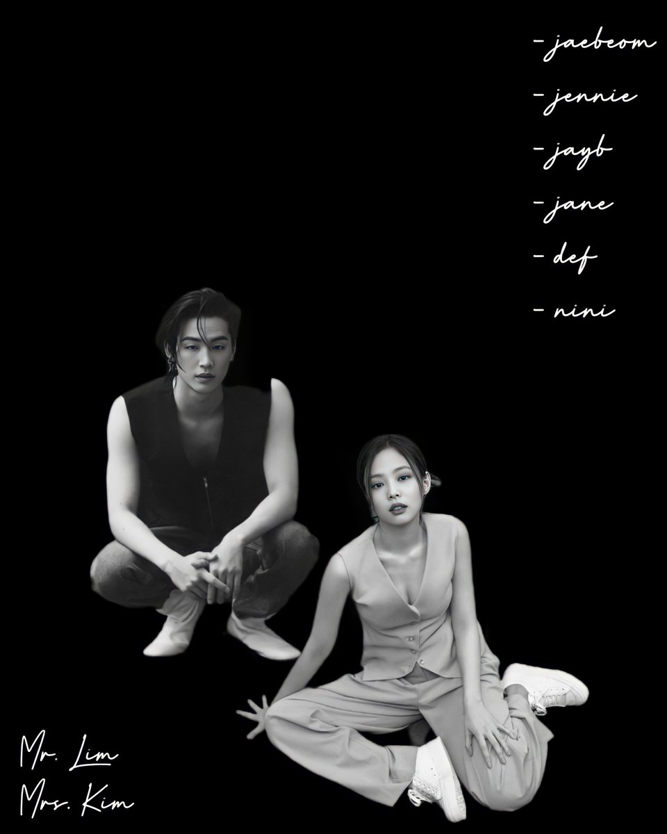 Defsouln_'s tweet photo. Mr. Lim &amp; Mrs. Kim  

#defni #jenbeom #jenbum #gotpink https://t.co/m4rBFIPVWL