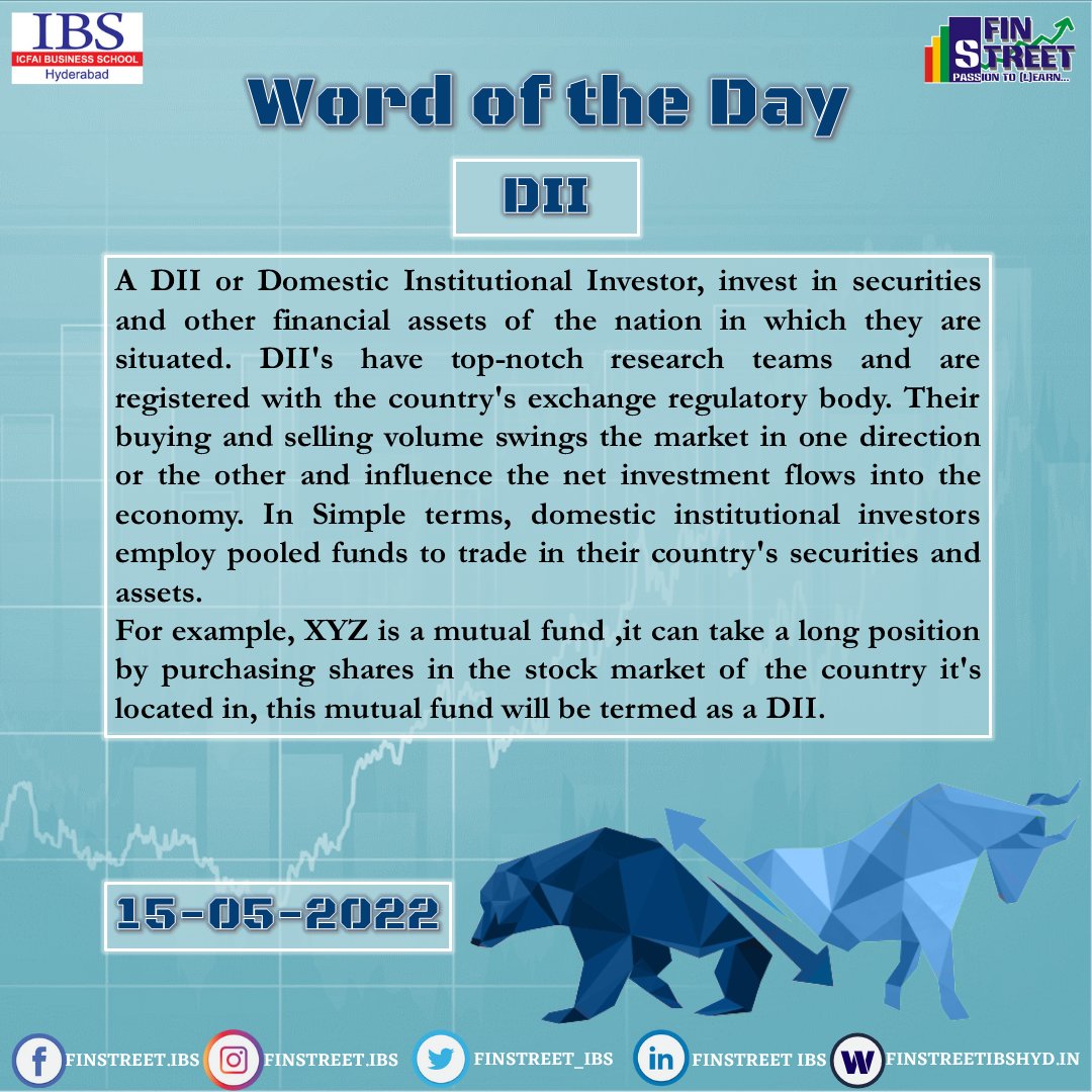 finstreet_ibs's tweet photo. Time to put on your thinking cap.
Presenting the Word of the Day.

#WordOfTheDay
#PassionToEarn
#PassionToLearn
#ClubFinStreet
#TrividhaR.E.D.
#IBSHyderabad https://t.co/MubkIK7SUO