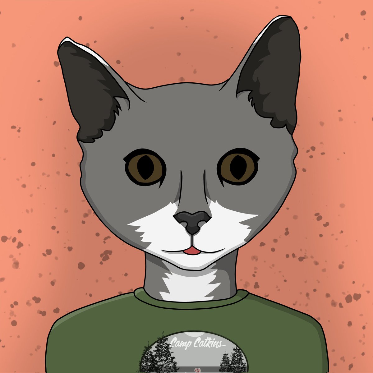 KKompositor's tweet photo. Received this beautiful cat NFT from @CatkinsLounge! They are minting now. Show em some love! https://t.co/g2ocZNcfqx