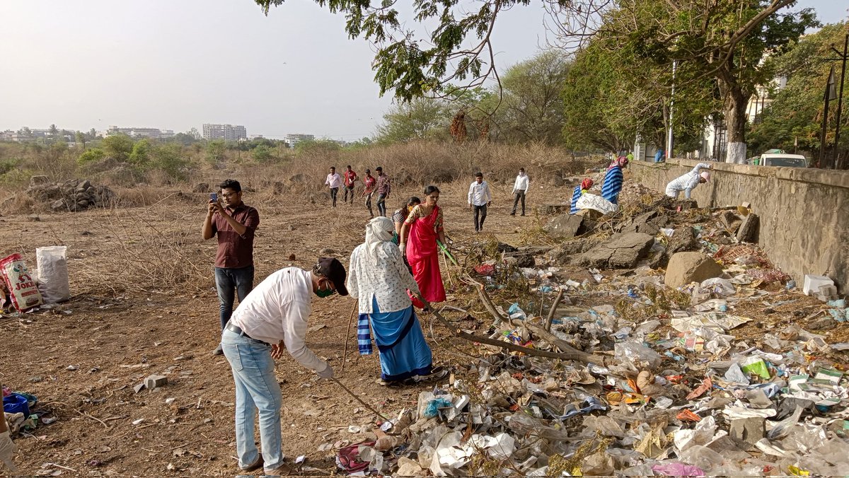 salvelaxman0's tweet photo. #Swachhsurveksha2022pcmc #swachhsurveksha2022GFC #plegothon2022PCMC @annabodade1 @Kanilroy3 @rajeshpatilias @BhauBabasaheb @ShantaramMane2 Plegothon मोहीम दि. 15/05/2022 हिंदुस्तान अँटिबायोटिक्स मैदान तेथील Plegothon मोहिम. https://t.co/jg4xqSAcGv