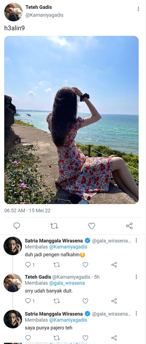 Mami Ingga || Thread AU terputus tweet media