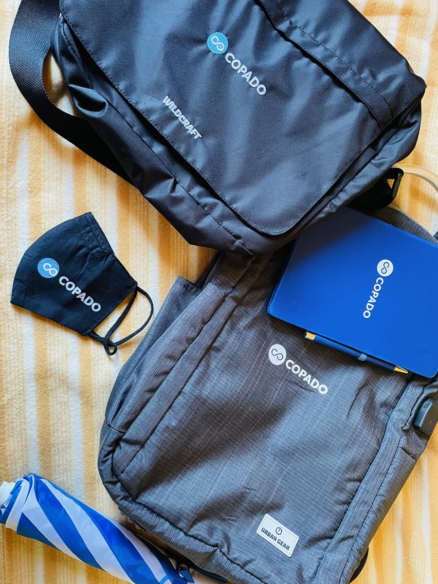 LounganiPayal's tweet photo. “Can we skip to the good part”
Yes 🤩
It’s swags time 🤩🤩
Thank you @CopadoSolutions and @iKishorebt for these beautiful swags 🥳
Looking forward to more amazing events in future 🥳🥳
#SFDGBLR #THINKDEVOPSTHINKCOPADO https://t.co/10O0cfwSJt
